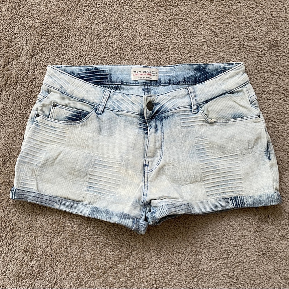 Zara Basic Z1975 Denim Shorts, Size 6